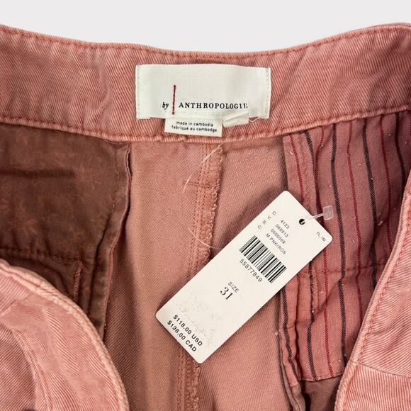 Anthropologie Scout Slim Pleated Pants Size 31 NEW - Picture 4 of 9